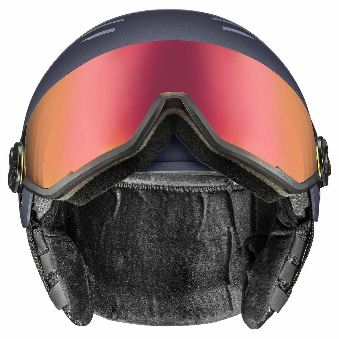 uvex(ウベックス) スキースノーボードバイザーヘルメット ダイヤル式サイズ調