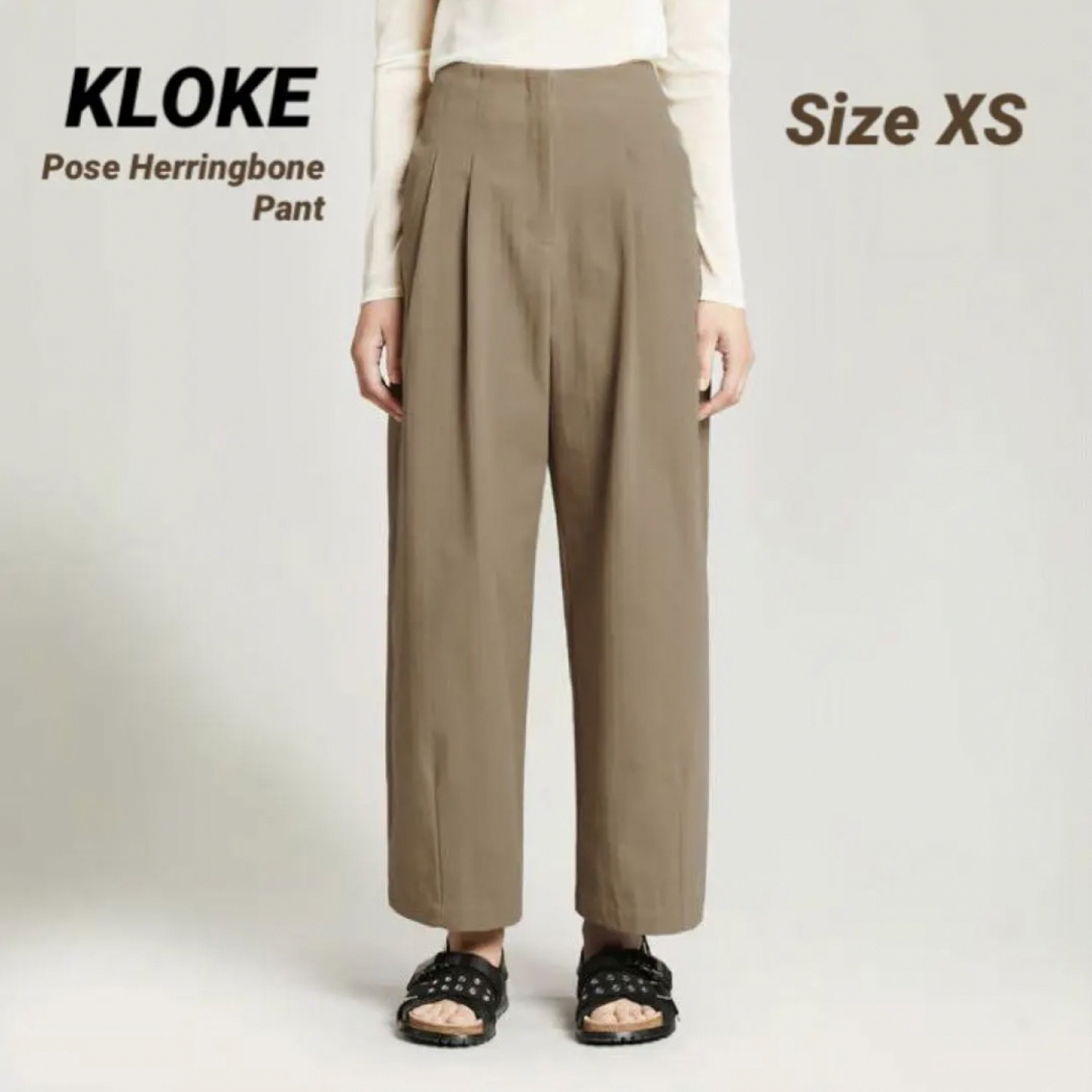 KLOKE Pose Herringbone Pant タックパンツの通販 by hallo|ラクマ