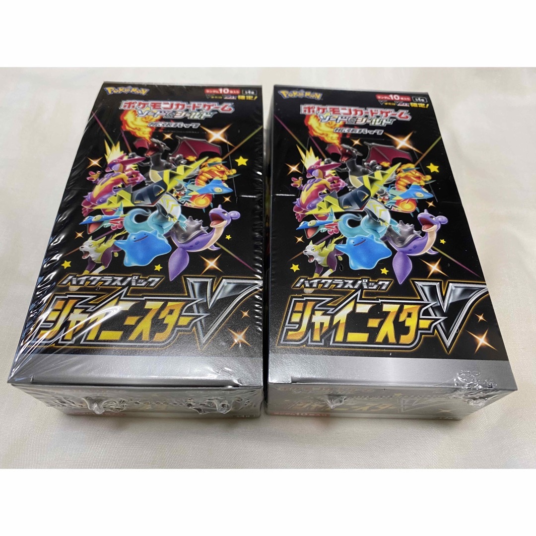 新品未開封 シュリンク付き ポケモンカード シャイニースターV 2BOX-