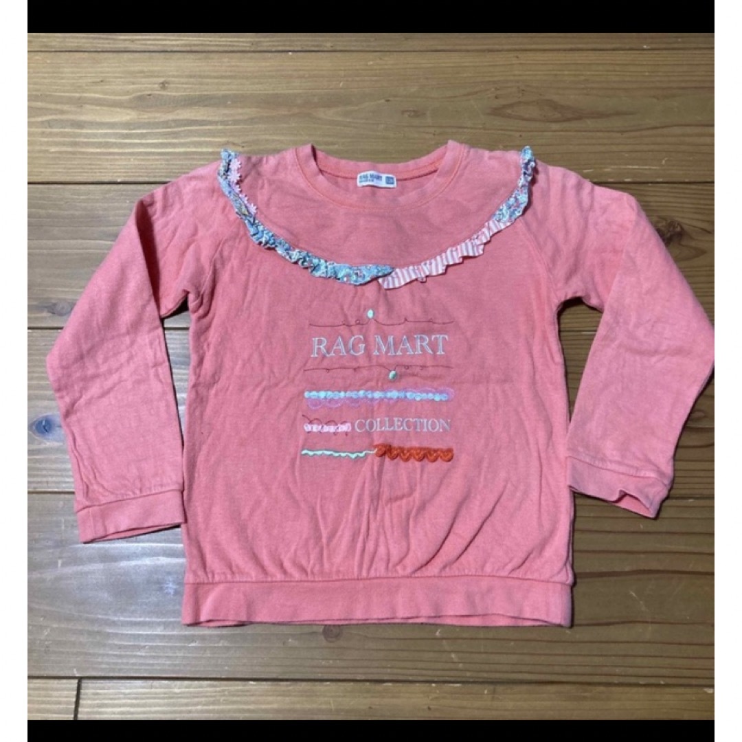 RAG MART(ラグマート)のカットソー　120 キッズ/ベビー/マタニティのキッズ服女の子用(90cm~)(Tシャツ/カットソー)の商品写真