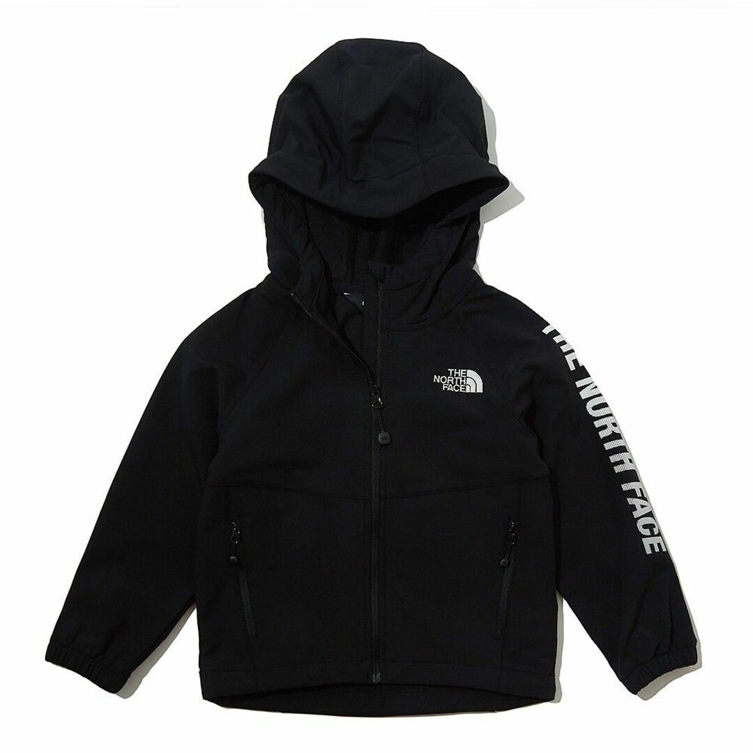 THE NORTH FACE(ザノースフェイス)のTHE NORTH　FACE　KIDS 　パーカー　110㎝　ブラック キッズ/ベビー/マタニティのキッズ服男の子用(90cm~)(ジャケット/上着)の商品写真