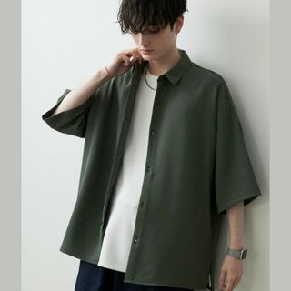 Anchor Smith ルーズS/Sシャツ グリーン M メンズ レディース(シャツ)