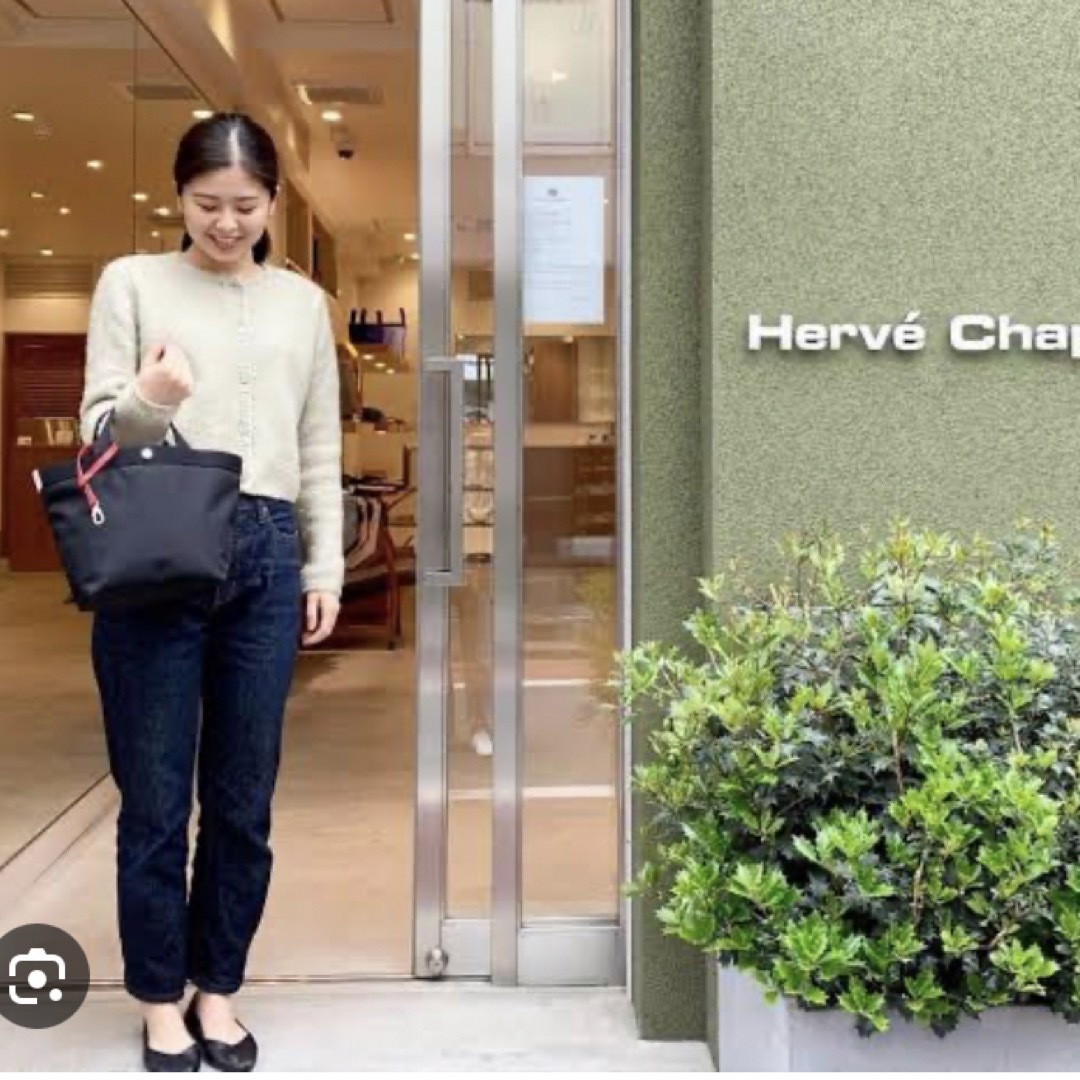 Herve Chapelier(エルベシャプリエ)の限定エルベシャプリエ 707C ノワール×ノワール×ドラジェ¥35,640 レディースのバッグ(トートバッグ)の商品写真