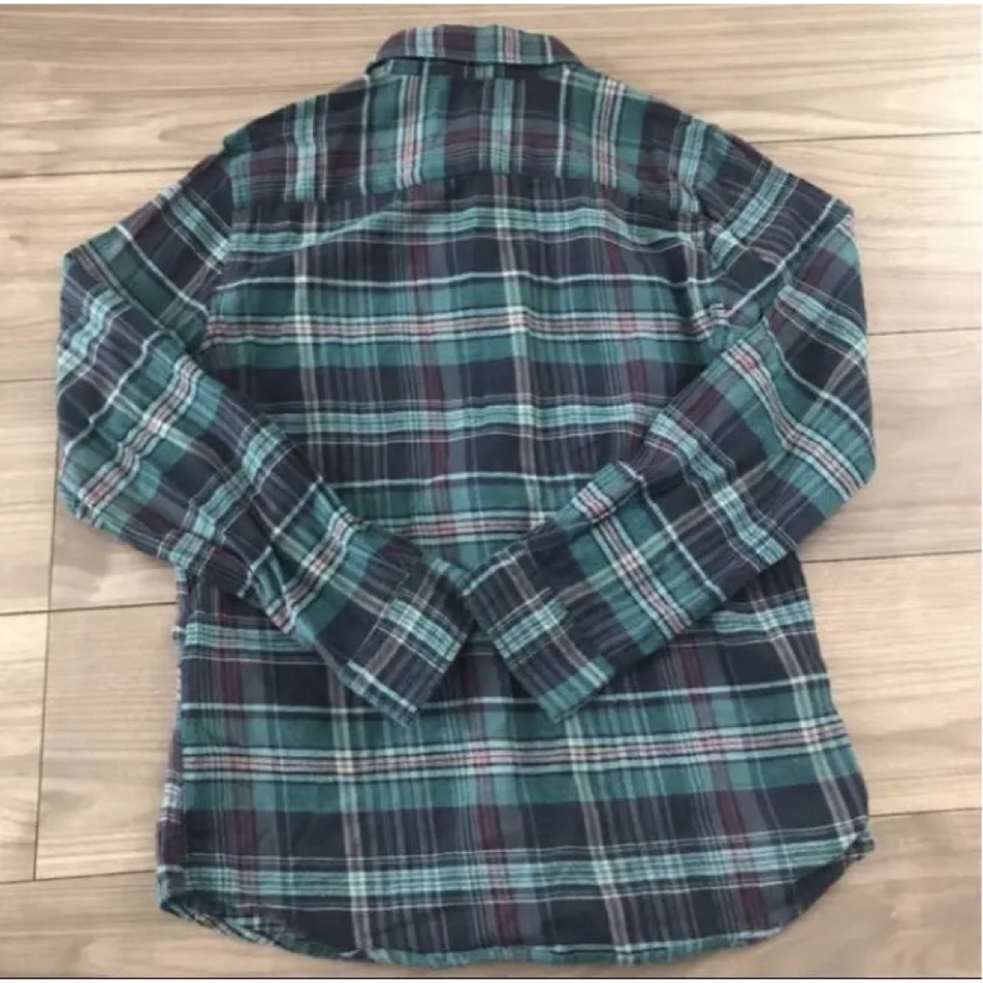 ZARA KIDS(ザラキッズ)のZARA  キッズ　チェック　長袖　シャツ　ネルシャツ　128  美品 キッズ/ベビー/マタニティのキッズ服男の子用(90cm~)(ブラウス)の商品写真