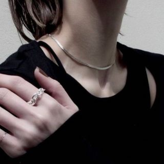 クラネ(CLANE)の大人気のため再入荷！ silver  tear necklace(ネックレス)