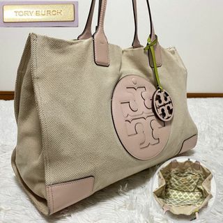 ハワイ限定品Tory Burch トリーバーチトートバッグキャンバス　A4対応