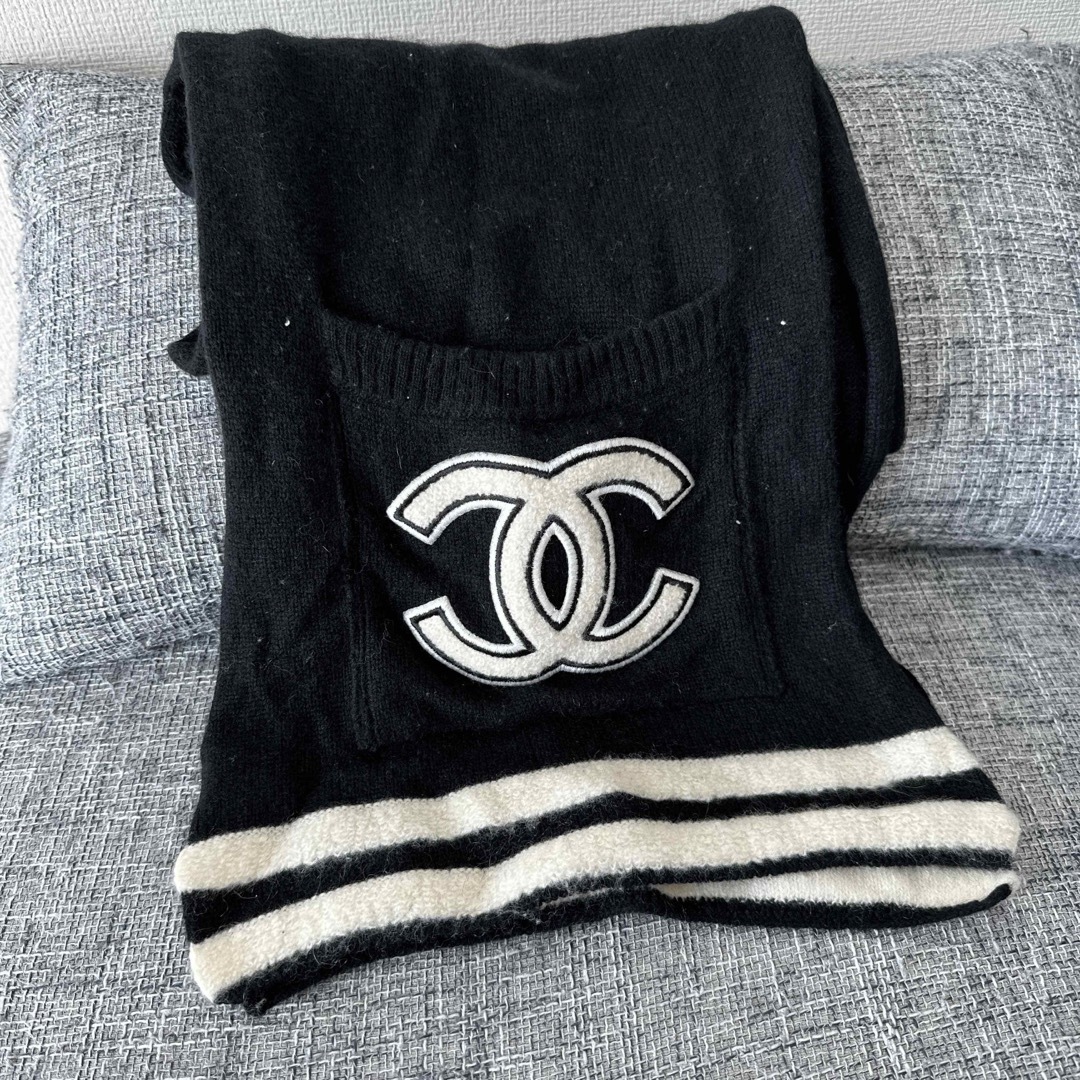 シャネル カシミヤ マフラー Chanel-