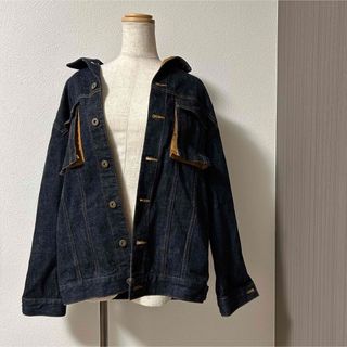 ザデイズトウキョウ(The Dayz tokyo)のColor stitch denim JK オーバーサイズ　ビッグシルエット(Gジャン/デニムジャケット)