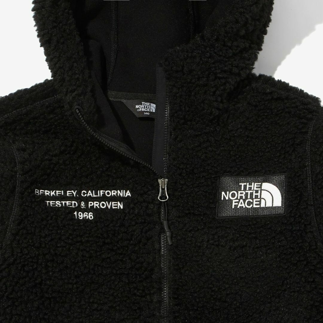 THE NORTH FACE KIDS ボアジップパーカー 130㎝ ブラック - ジャケット