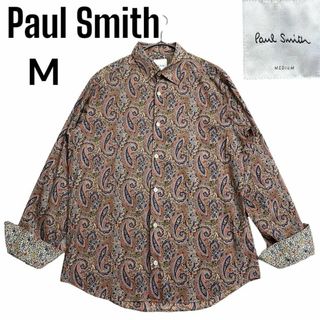 ポールスミス(Paul Smith)のポールスミス　現行タグ　美品✨　総柄　ペイズリー　カジュアルシャツ　M(シャツ)