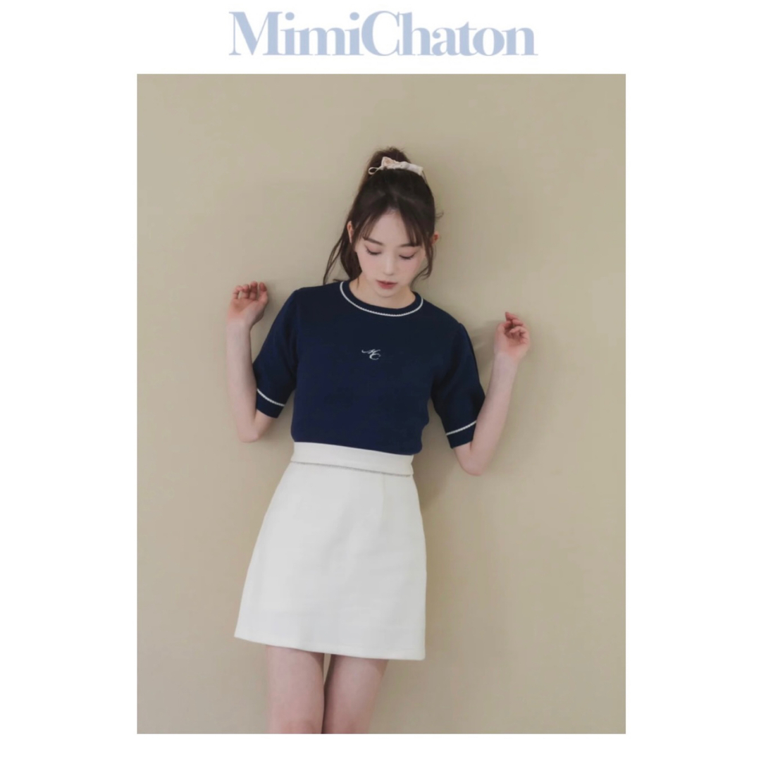 ミミシャトンMimiChaton ミミシャトン ♡ bijou mini skirt   M