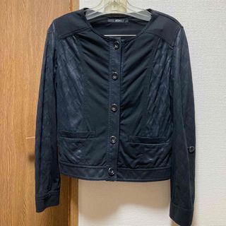 美品♡VICKYショートジャケット　黒　オフィス　スーツ　喪服にも