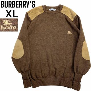 バーバリー(BURBERRY) ニット/セーター(メンズ)（ブラウン/茶色系）の