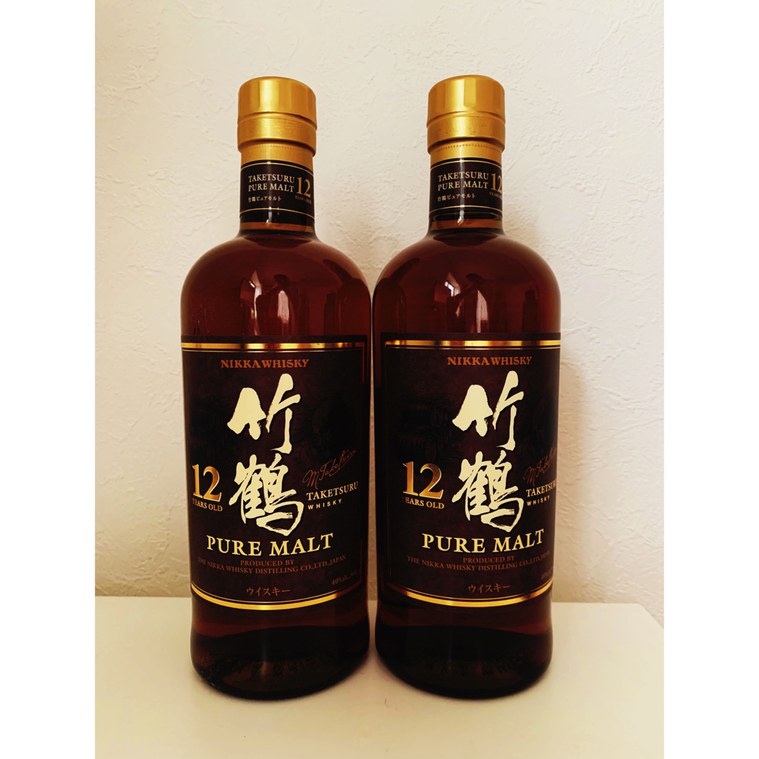 ニッカウヰスキー - Nikka 竹鶴 12年ピュアモルト 700ml 2本セット 未