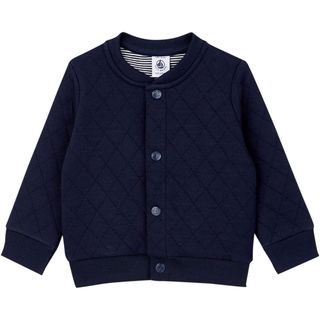 プチバトー(PETIT BATEAU)のプチバトー　チュビックキルティング カーディガン ベビー (ジャケット/コート)