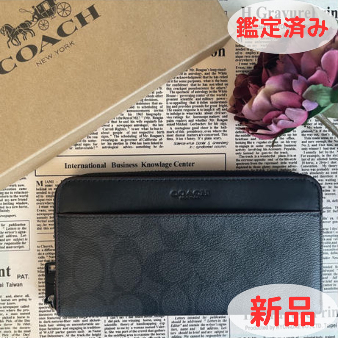 【新品・鑑定済み】コーチ COACH 財布 長財布 コインケース 小銭入れ | フリマアプリ ラクマ