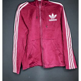 アディダス(adidas)のadidasのあずき色ジャンパー(その他)