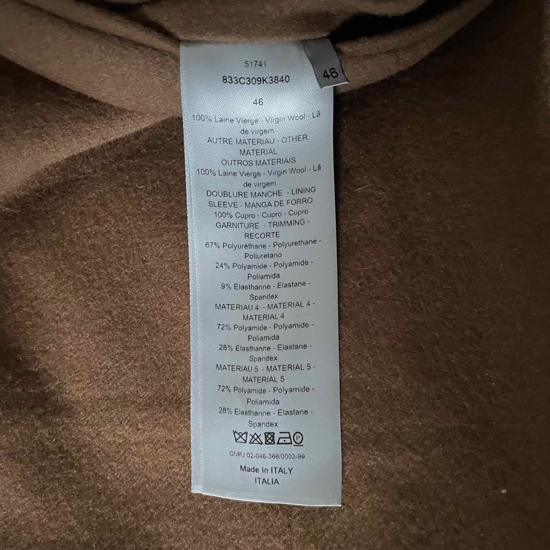DIOR HOMME(ディオールオム)の【定価40万】Dior homme 18aw アトリエ チェスターコート メンズのジャケット/アウター(チェスターコート)の商品写真