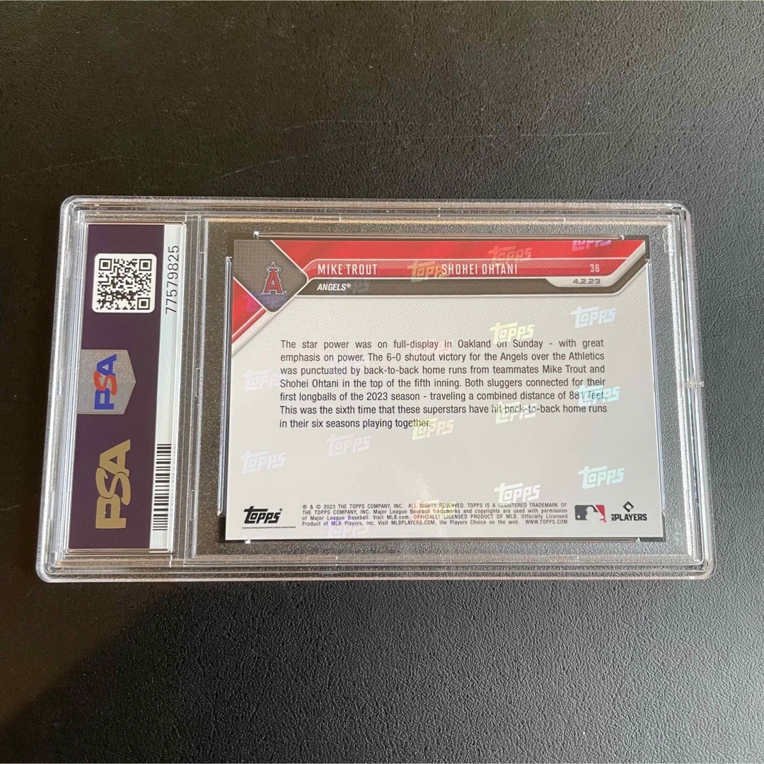 PSA10 シリアルナンバー】大谷翔平 トラウト topps now カードの通販