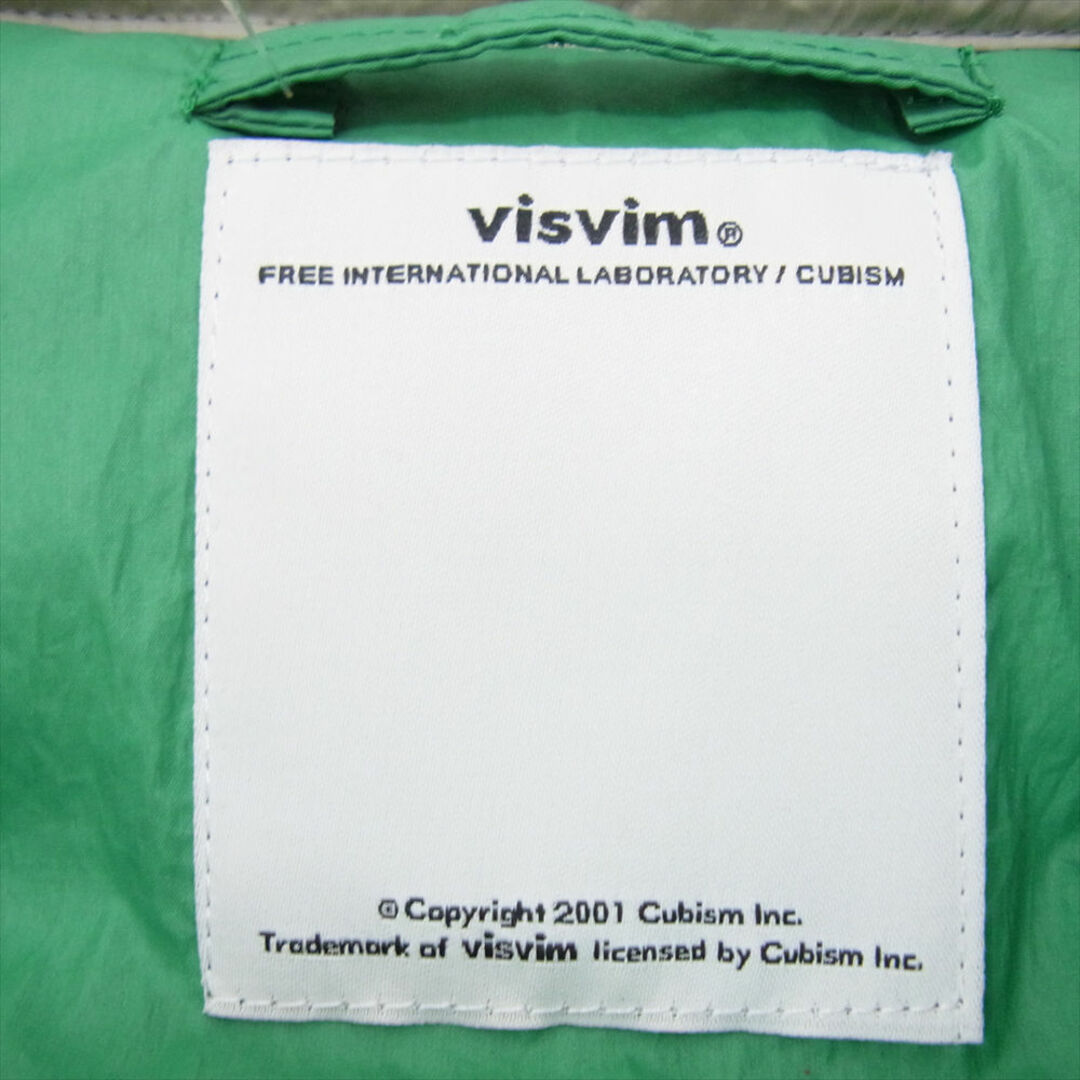 VISVIM ビズビム VS0001567 INSULATOR DOWN VEST クレイジーパターン ダウンベスト ブラック系 L