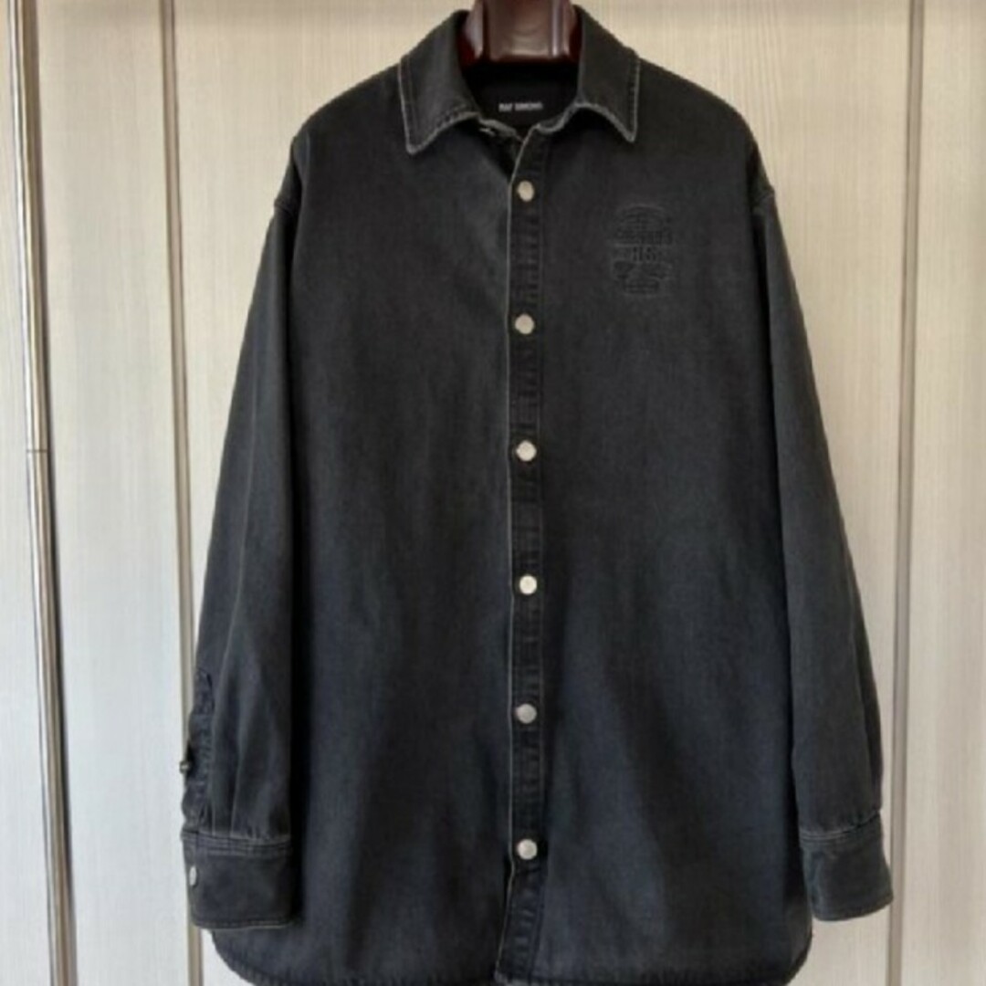 RAF SIMONS BIG FIT DENIM SHIRT メンズのジャケット/アウター(Gジャン/デニムジャケット)の商品写真