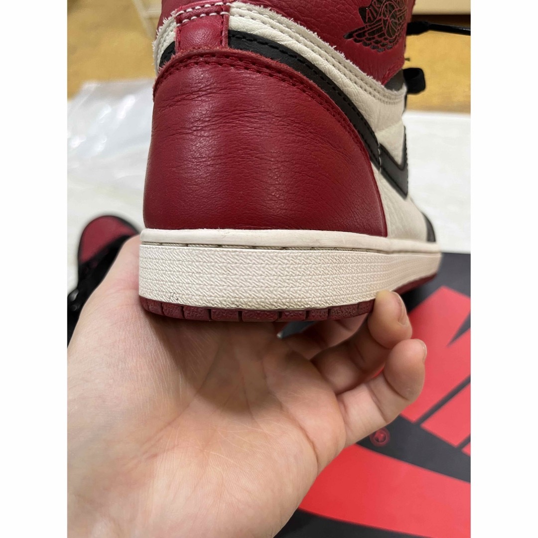 ナイキ エアジョーダン1 レトロ ハイ OG BRED TOE 26cm