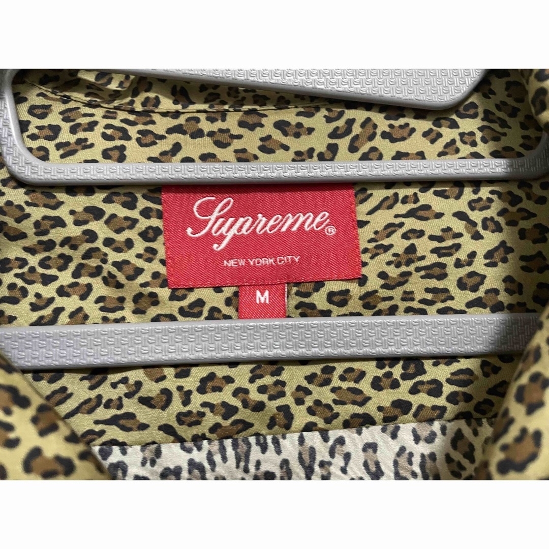 Supreme Leopard Silk S/S Shirt "Tan" 「M」 2