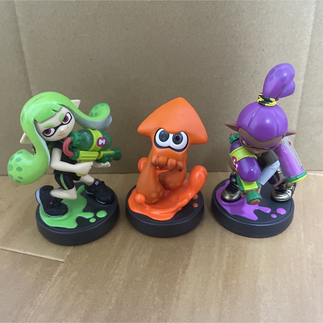 エンタメ/ホビーamiibo スプラトゥーン アミーボ　限定カラー　3体　ガール　イカ　ボーイ