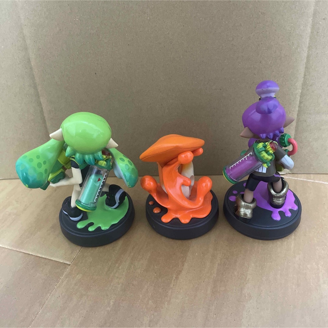 amiibo スプラトゥーン アミーボ 限定カラー 3体 ガール イカ ボーイの