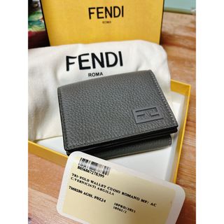 FENDI - FENDI フェンディズッカ柄 三つ折財布 未使用品☆[鑑定済]の