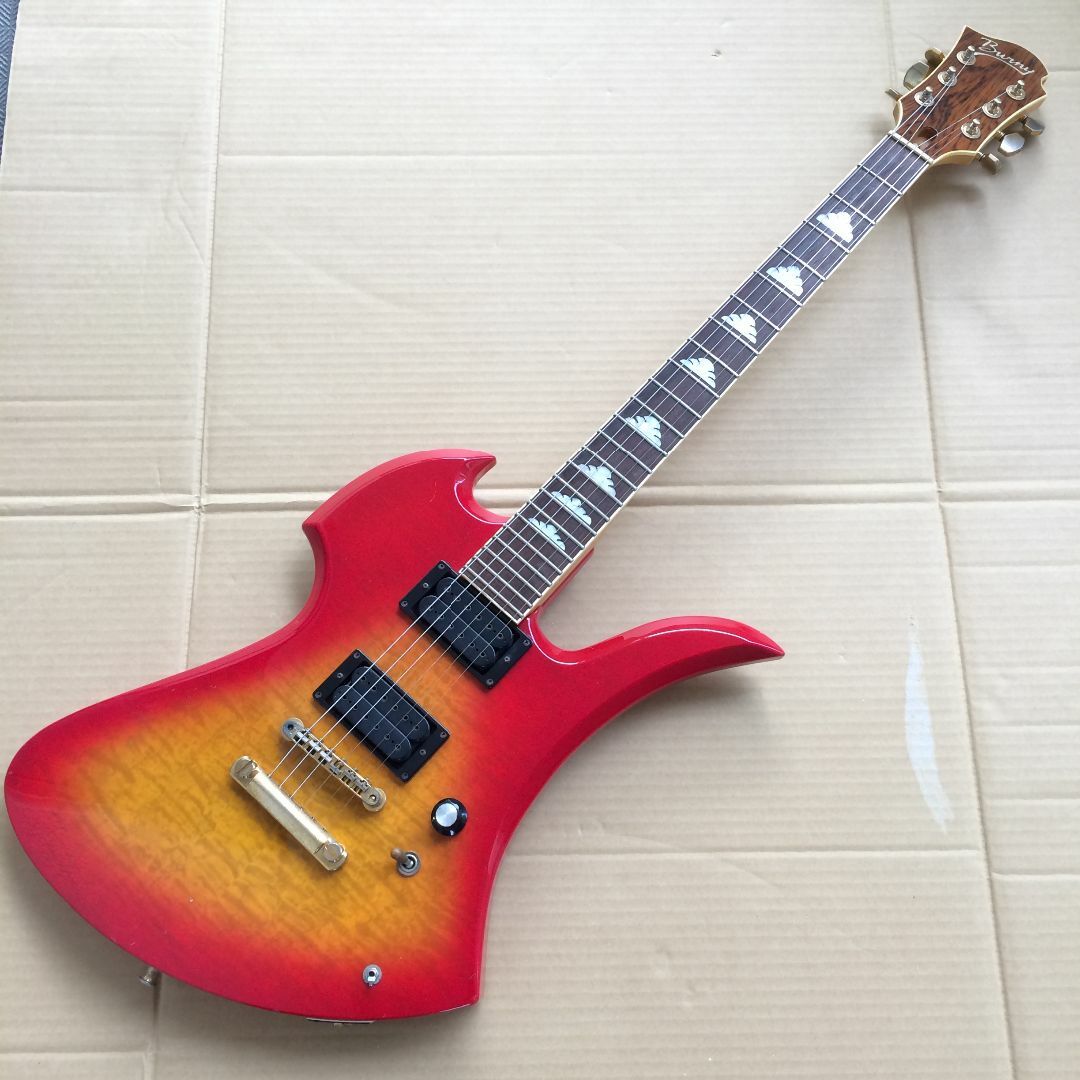 Burny MG-85X バーニー hide モデル モッキンバード ギター