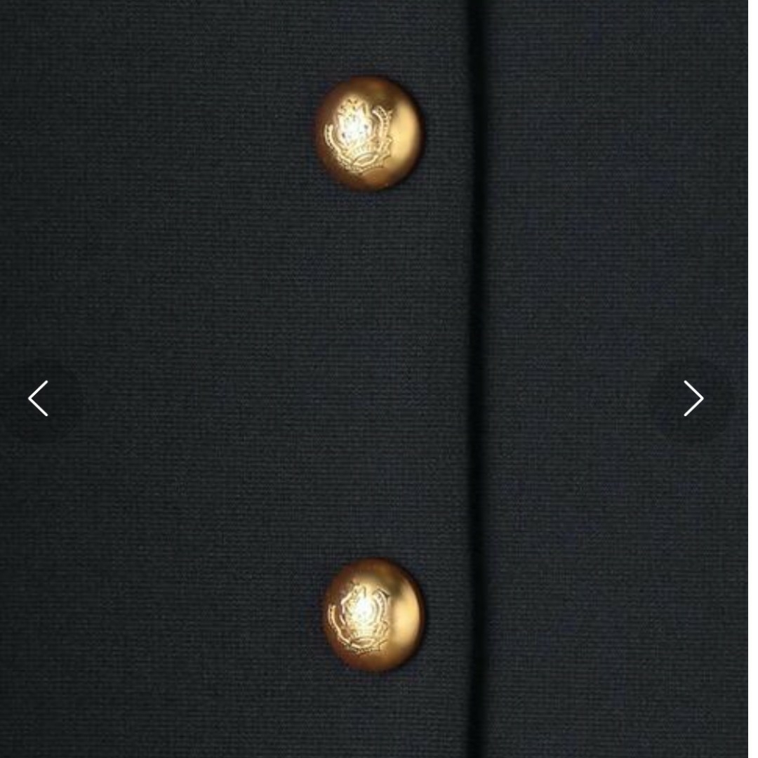 UNITED ARROWS(ユナイテッドアローズ)のUNITED ARROWS 金ボタン ノーカラージャケット レディースのジャケット/アウター(ノーカラージャケット)の商品写真