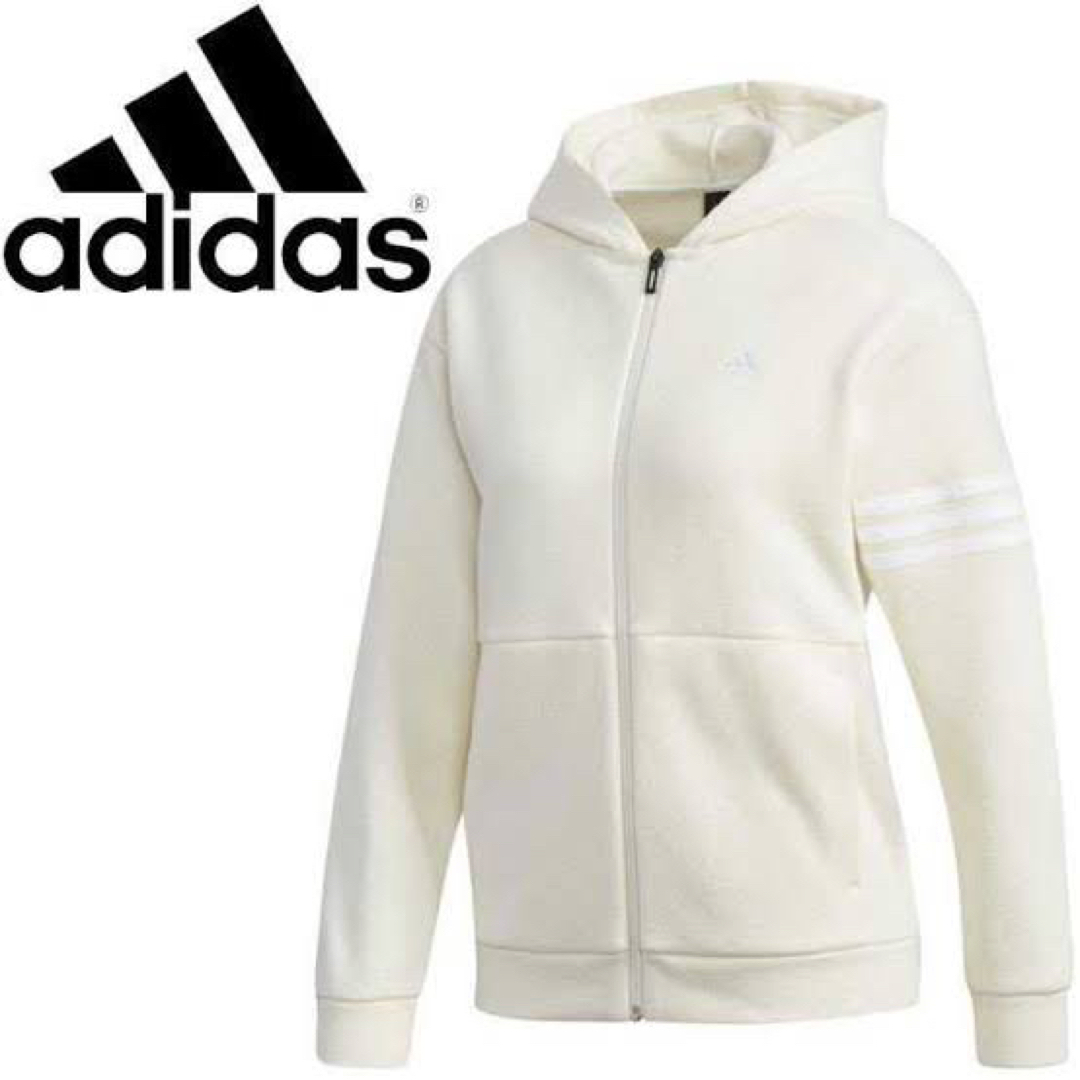 送料無料 新品 adidas SPORT IDニットフリースフルジップパーカーO