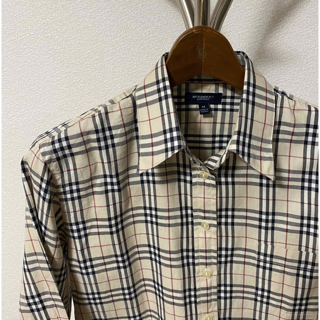 BURBERRY(バーバリー)のバーバリー burberry ノバチェックシャツ レディース M ノバチェック レディースのトップス(シャツ/ブラウス(長袖/七分))の商品写真