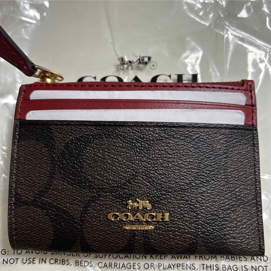 新品未使用 コーチ COACH パスケース 小銭入れ 定期入れ キーリング | フリマアプリ ラクマ