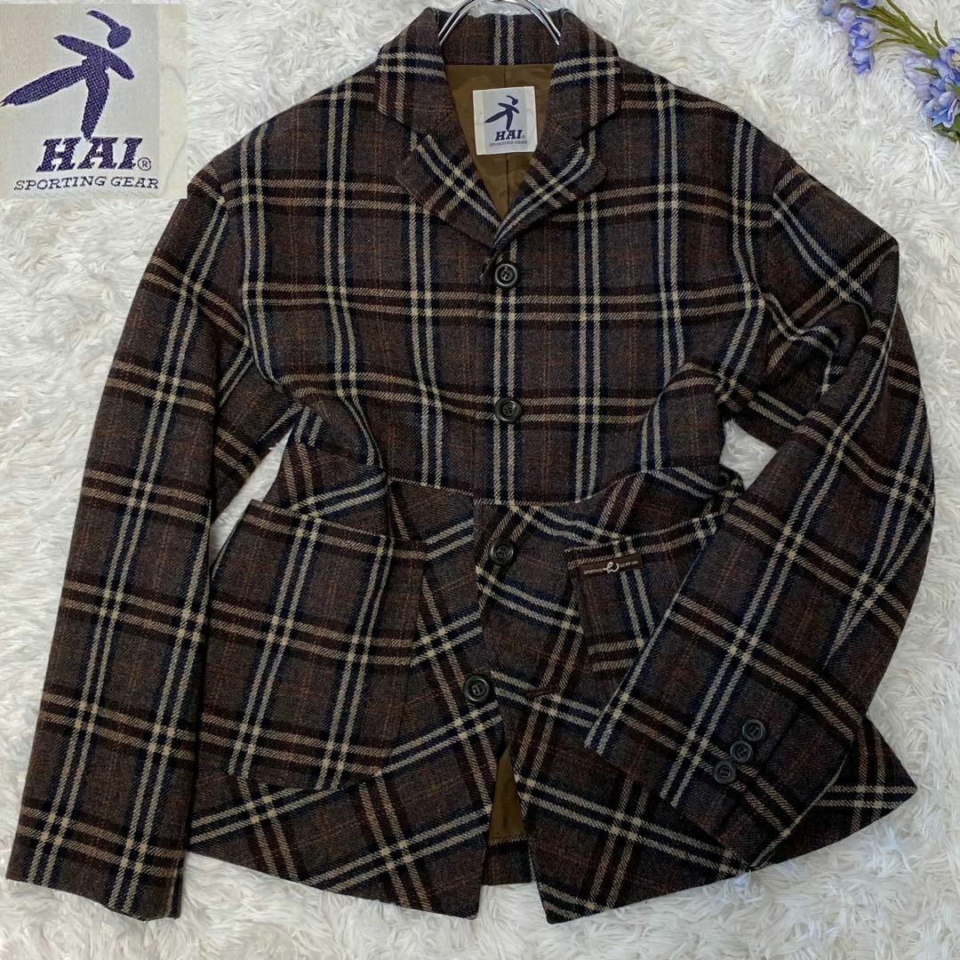 希少✨イッセイミヤケ HAI SPORTING GEAR ツイードジャケット M