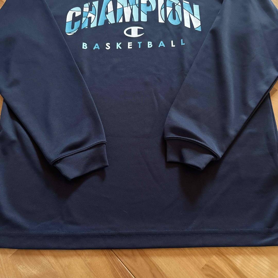 Champion(チャンピオン)のChampion バスケロンT NAVY size S スポーツ/アウトドアのスポーツ/アウトドア その他(バスケットボール)の商品写真