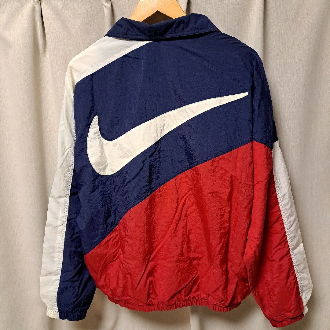 2XL NIKE ナイロンジャケット ビッグスウォッシュ ビックロゴ