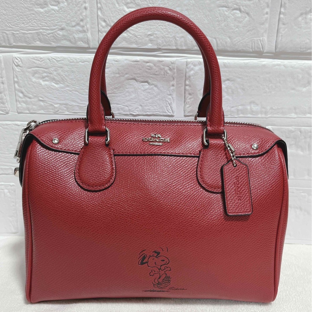 COACH スヌーピー 2way ハンドバッグ ショルダー