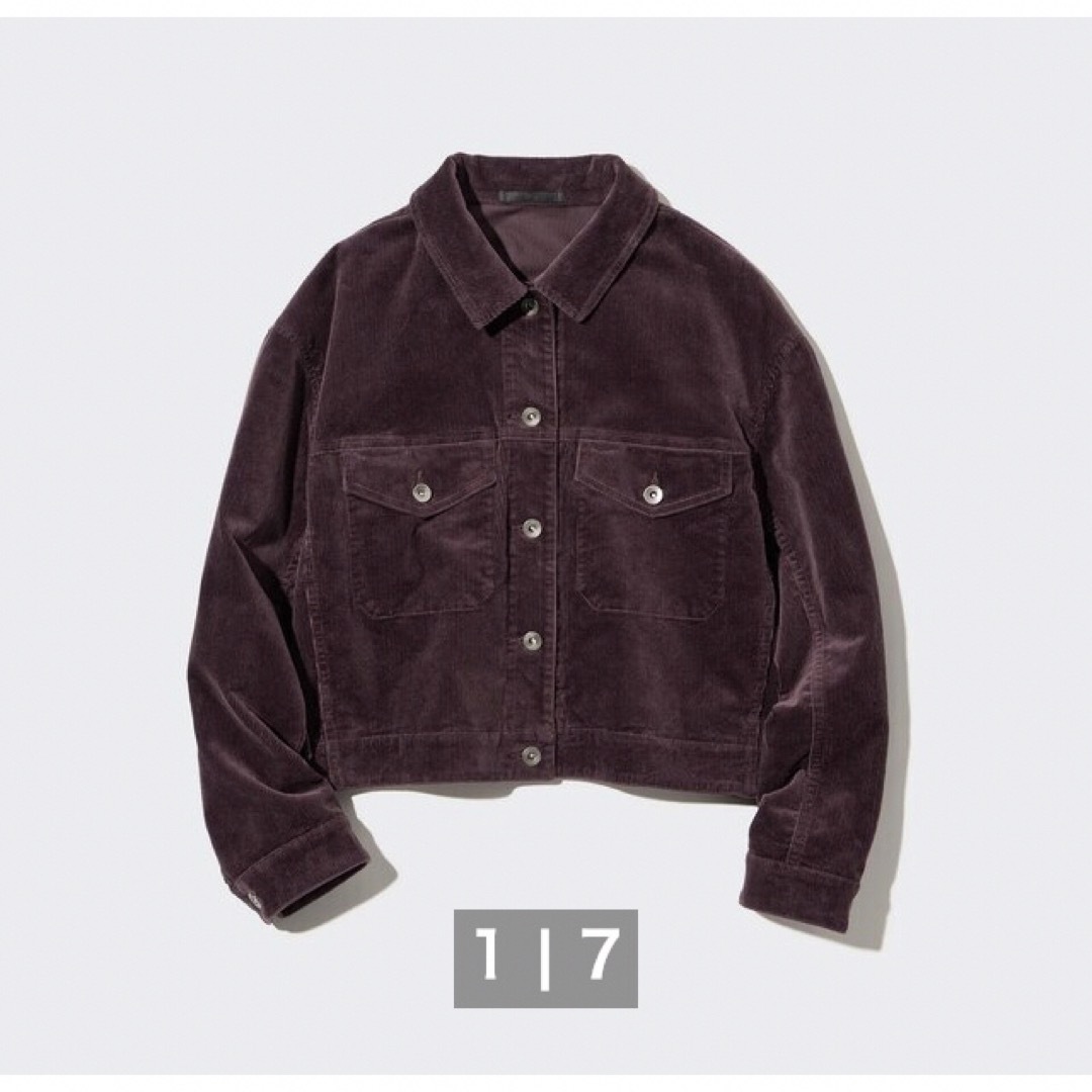 UNIQLO コーデュロイ クロップド ジャケット M - ジャケット・アウター