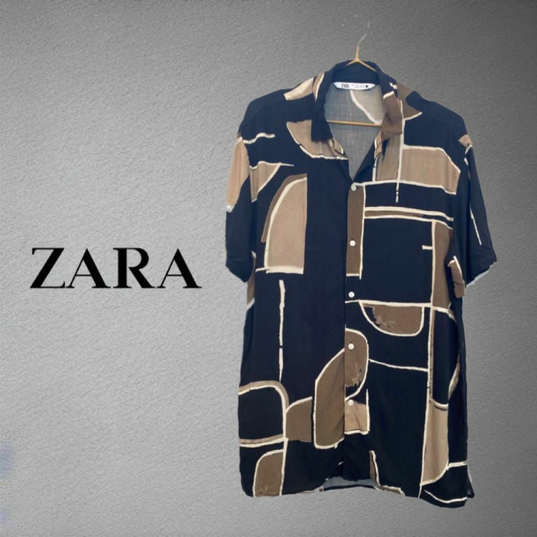 ZARA ザラ　柄シャツ　Lサイズ　メンズ | フリマアプリ ラクマ