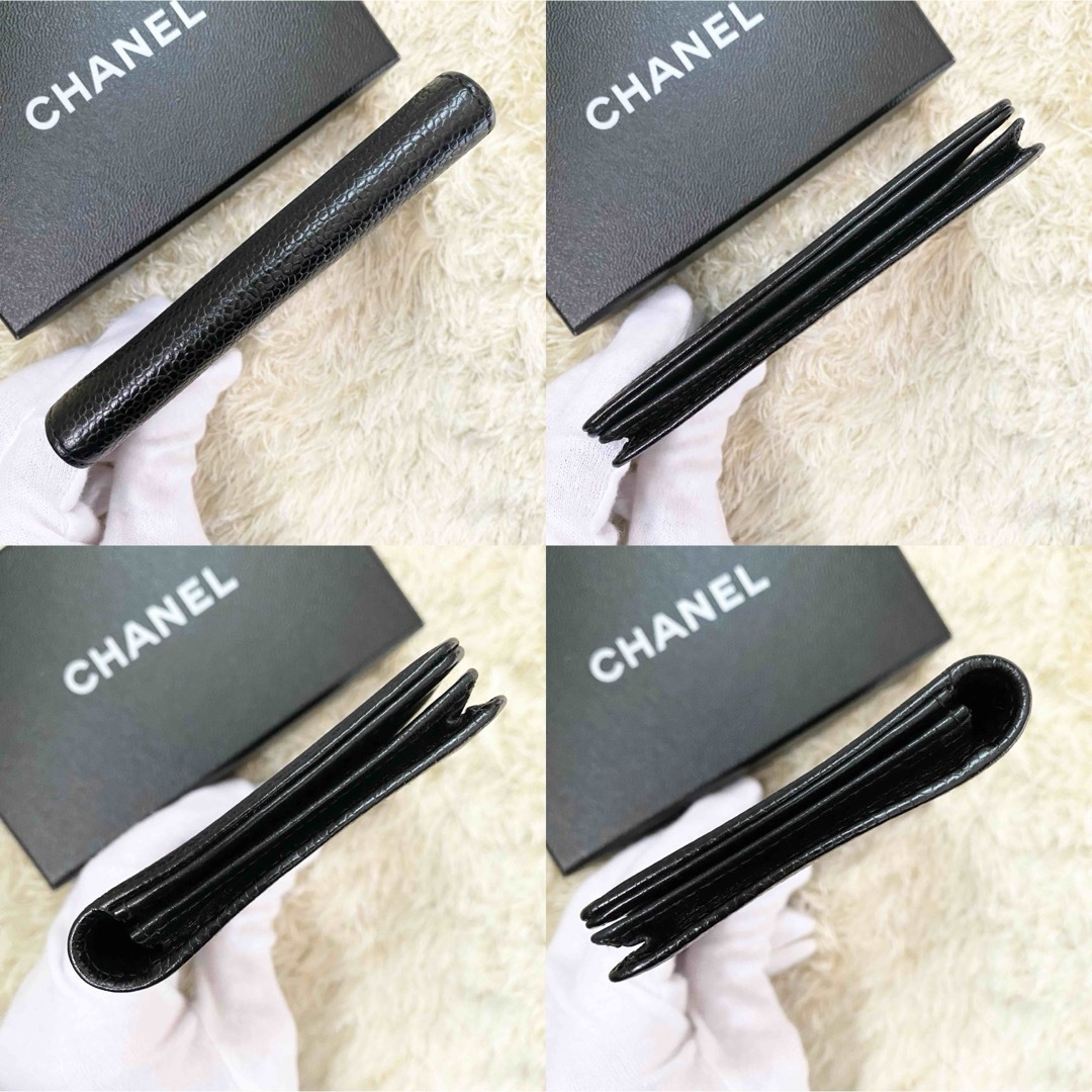 極美品✨シャネル CHANEL カードケース 名刺入れ キャビアスキン 極美品✨シャネル CHANEL カードケース 名刺入れ キャビアスキン