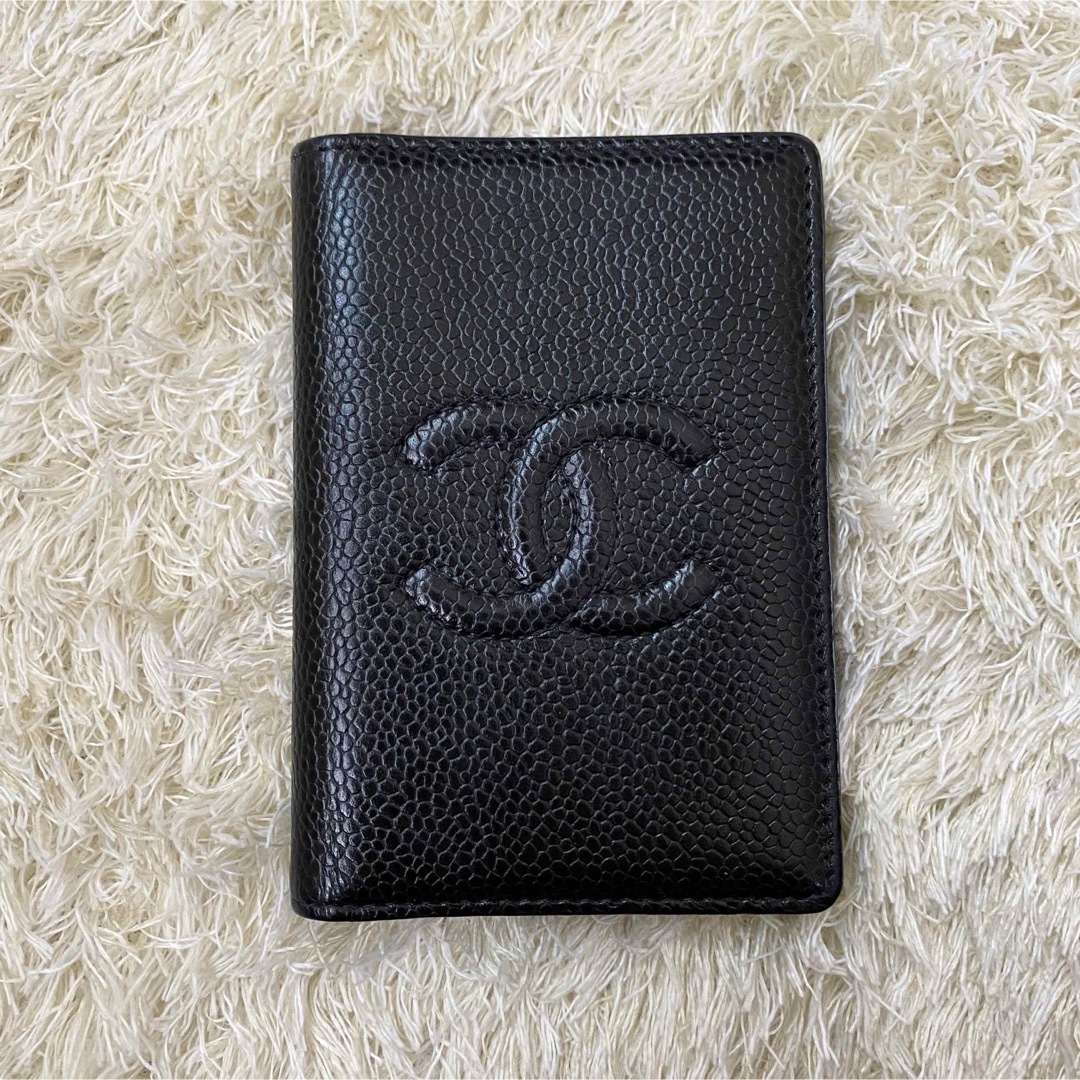 CHANEL   極美品シャネル CHANEL カードケース 名刺入れ キャビア