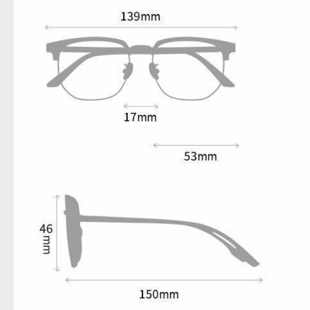 Import & Select(インポートアンドセレクト)の近視用メガネ-3.5レンズブラックおしゃれスタイリッシュアイウェア ブランド眼鏡 メンズのファッション小物(サングラス/メガネ)の商品写真