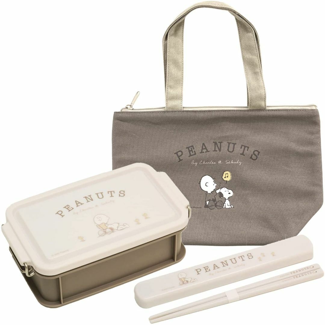 弁当用品オーエスケー PEANUTS EVERYDAY (スヌーピー) ランチ3点セット