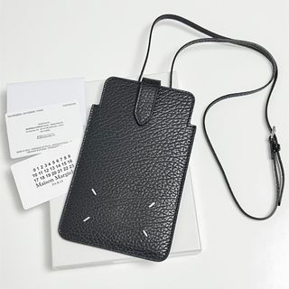 【新品、未使用】Maison Margiela、牛革、スマホポーチショルダー