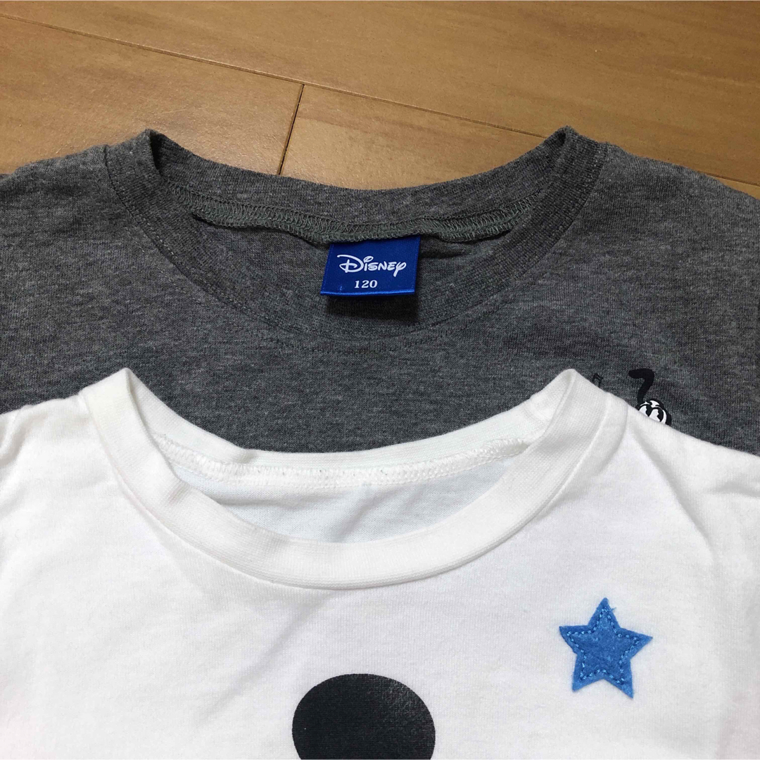 ベルメゾン(ベルメゾン)のディズニー　ミッキー ベルメゾン 半袖　Tシャツ　120 セット キッズ/ベビー/マタニティのキッズ服男の子用(90cm~)(Tシャツ/カットソー)の商品写真