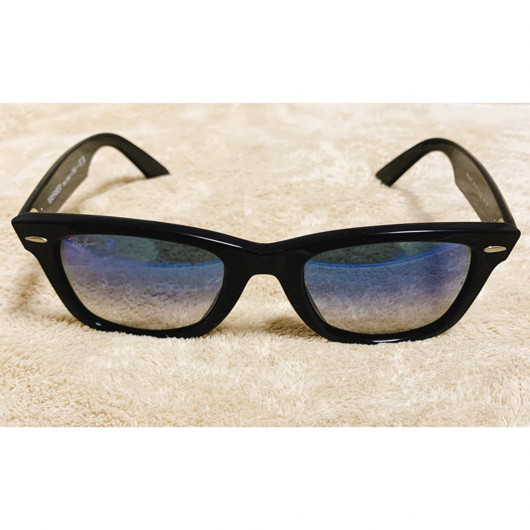 新製品正規RayBanレイバン RB2140F901/3Fブラック×ブルー!!