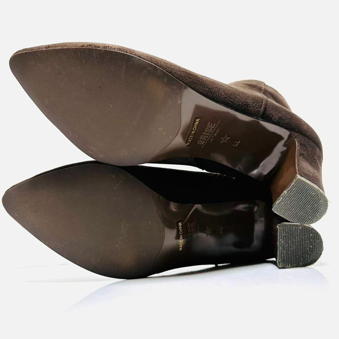 Le Talon - 美品✨ルタロン GRISE LL/約25㎝ ショートブーツ スエード