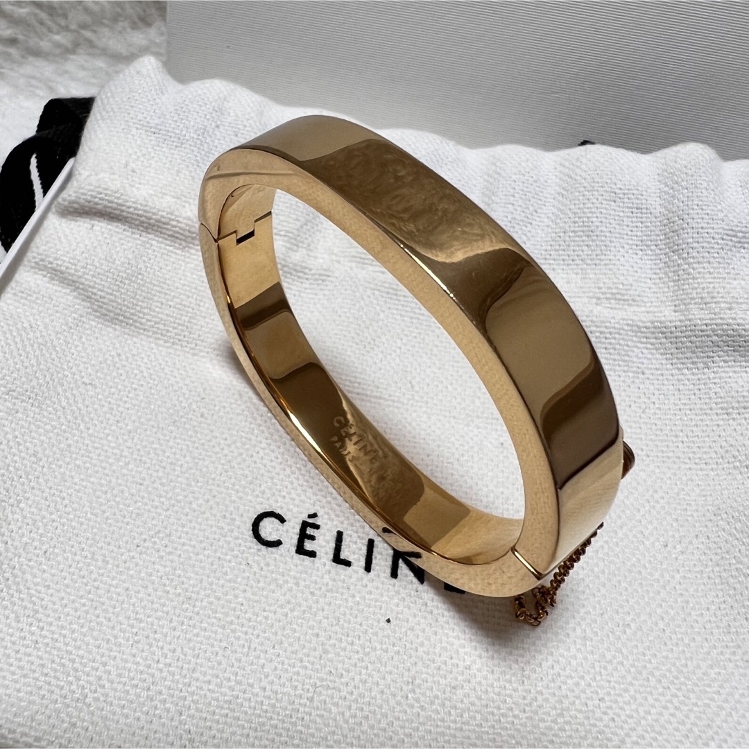 CELINE セリーヌ マンシェット ゴールドバングル M フィービー